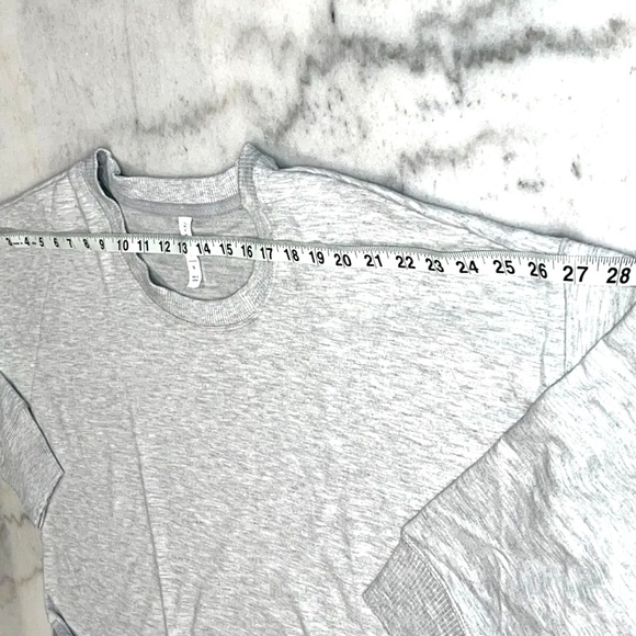 SALE CrewNeck 3/4 Long Sleeve Pullover Women’s Size 1X, 3X Top Soft Grey NWT - Picture 3 of 11